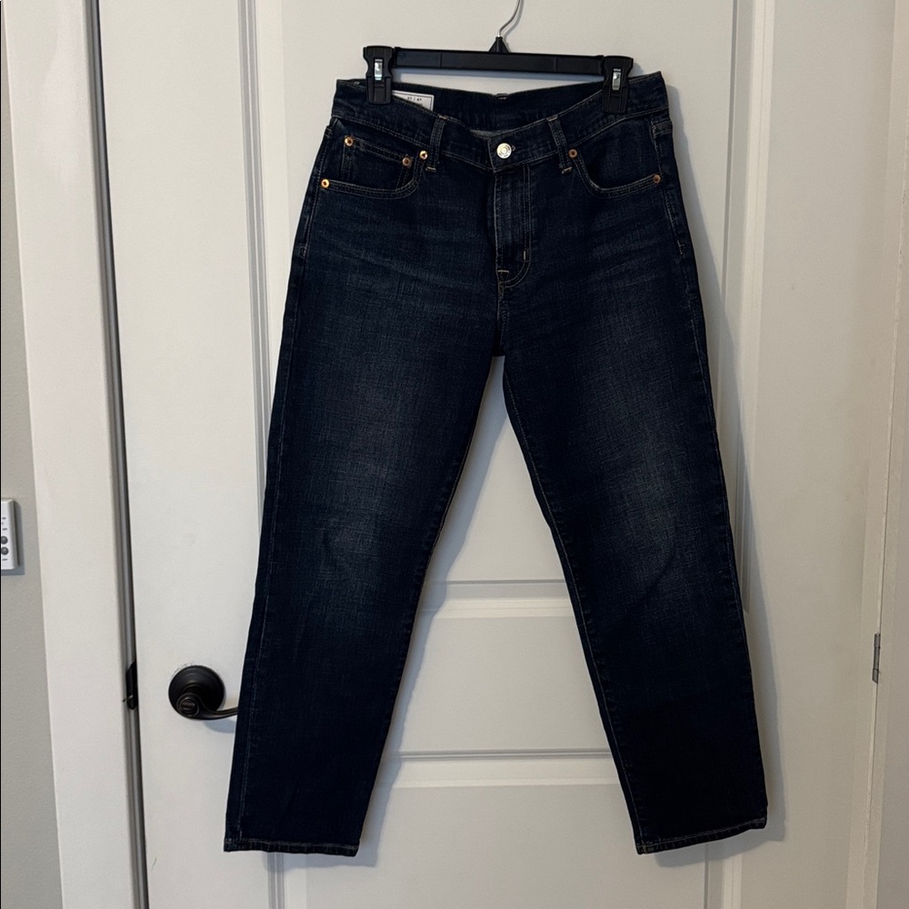 GAP Mid Rise Girlfriend Jeans from this season! Sz 4/27 LIKE NEW